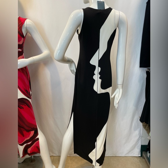 EVA VARRO RAW HEMLINE SIDE SLIT TANK MIDI DRESS -PROFILES - Picture 3 of 5